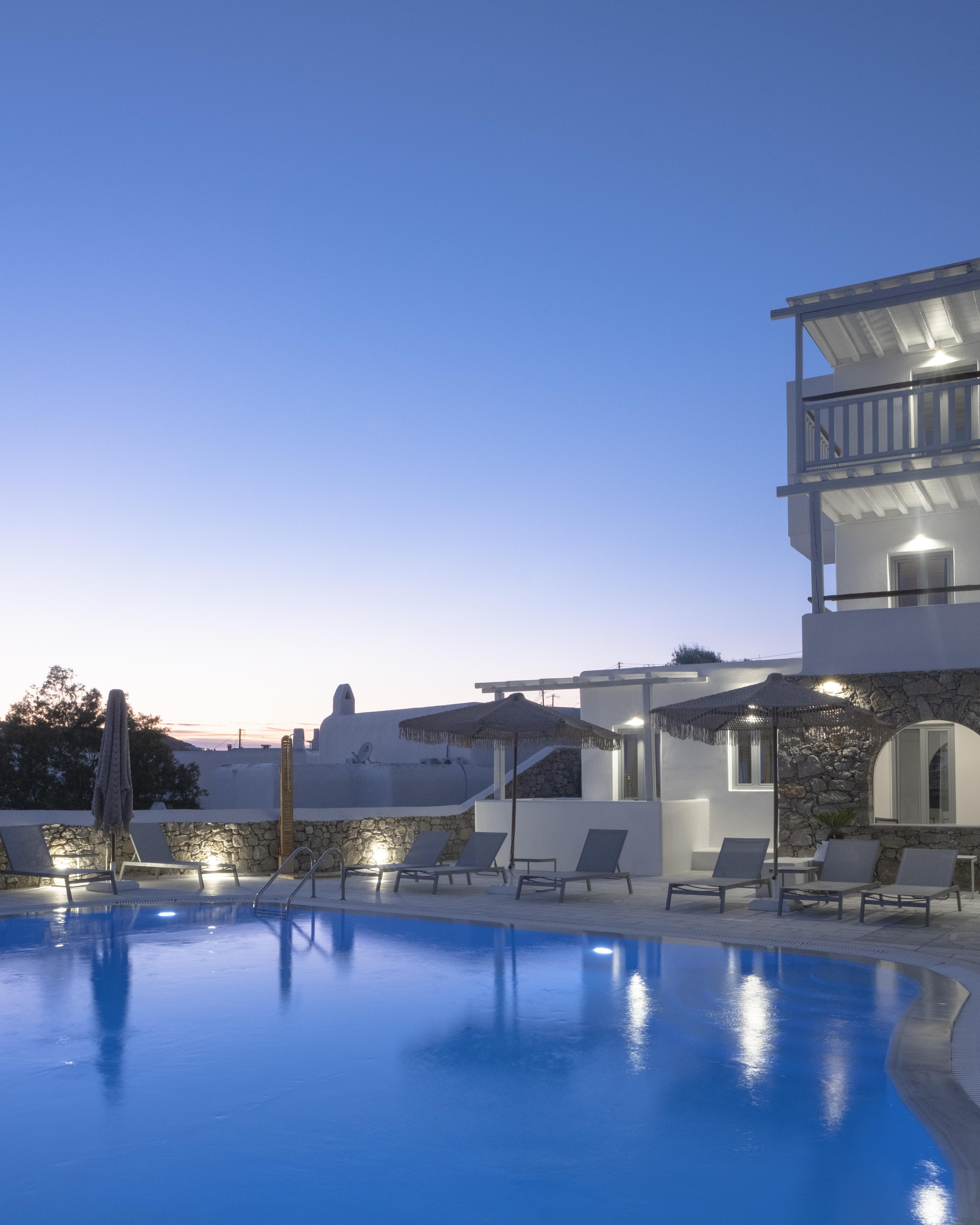 Mykonos Essence Adults Only Hotel Ornos  Bagian luar foto